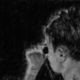 Charcoal on Newsprint, 42 x 59.4cm., 16.5 x 23 in.