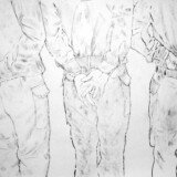 Charcoal on Paper, 42 x 59.4cm., 16.5 x 23 in.