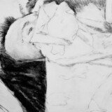 Charcoal on Paper, 41.91 x 29.21 cm., 16.5 x 11.5 in