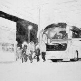 Charcoal on Paper, 42 x 59.4 cm., 16.5 x 23 in. Romeo Alaeff, Charcoal on Paper, 42 x 59.4 cm., 16.5 x 23 in.