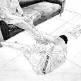 Charcoal on Paper, 42 x 59.4 cm., 16.5 x 23 in. Charcoal on Paper, 42 x 59.4 cm., 16.5 x 23 in.