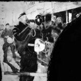May Day Protests. Berlin. Charcoal on Paper, 42 x 59.4cm., 16.5 x 23 in. May Day Protests. Berlin. Charcoal on Paper, 42 x 59.4cm., 16.5 x 23 in.